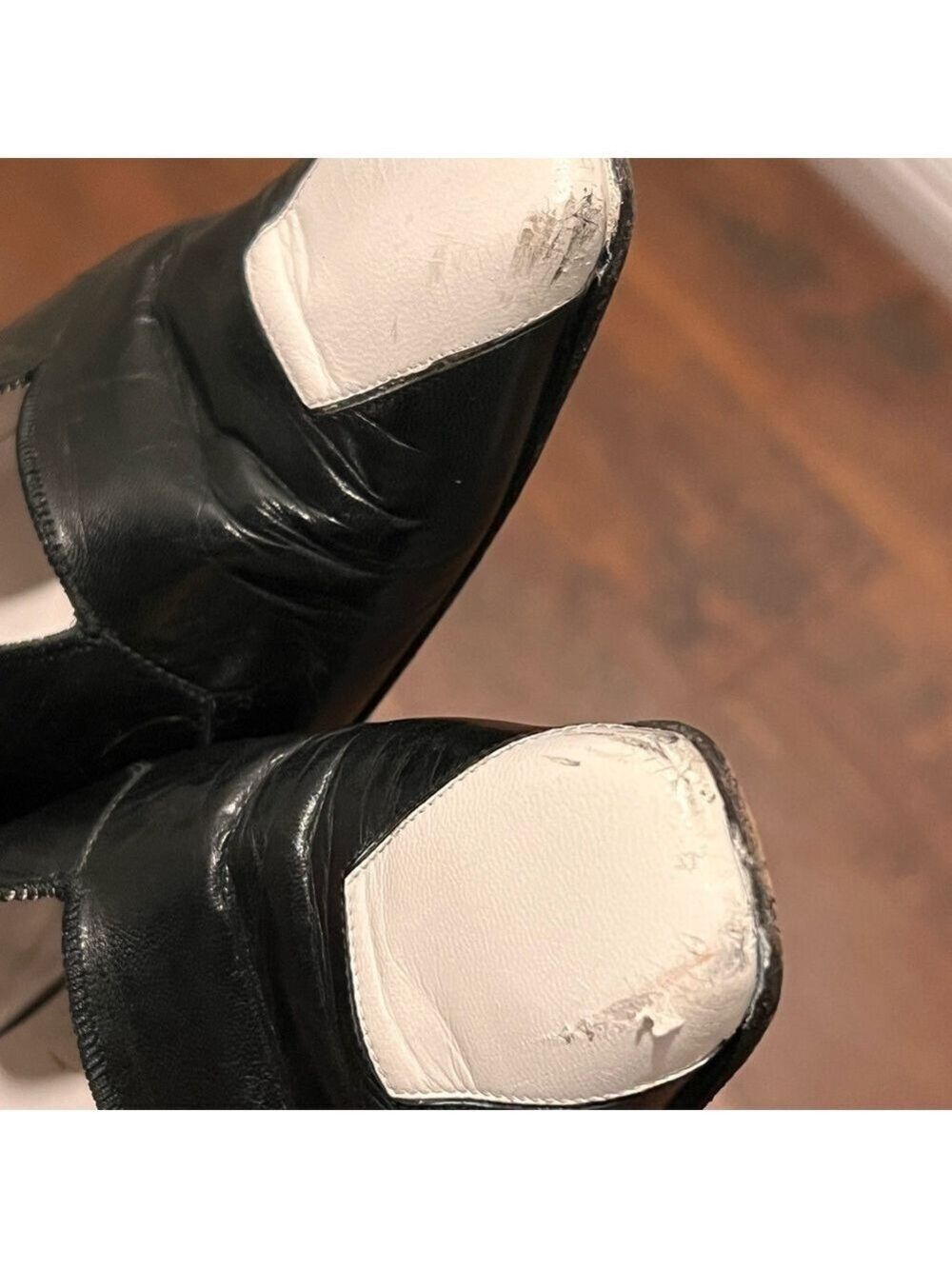 PHILIPPE MODEL Paris vintage leather heels.  Made in Italy. Size 37.5 - Picture 4 of 11